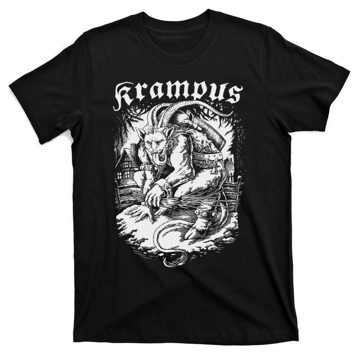 Krampus Design Christmas Season Evil Pajama Xmas T-Shirt