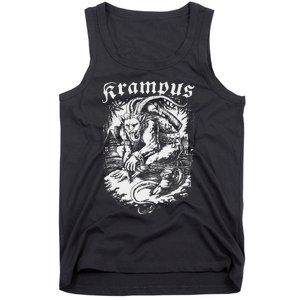 Krampus Design Christmas Season Evil Pajama Xmas Tank Top