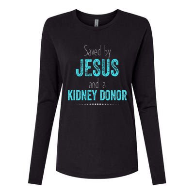 Kidney Donation Christian Organ Donor Transplant Womens Cotton Relaxed Long Sleeve T-Shirt