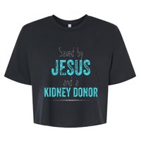 Kidney Donation Christian Organ Donor Transplant Bella+Canvas Jersey Crop Tee