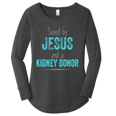 Kidney Donation Christian Organ Donor Transplant Women's Perfect Tri Tunic Long Sleeve Shirt