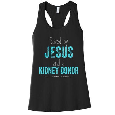 Kidney Donation Christian Organ Donor Transplant Women's Racerback Tank