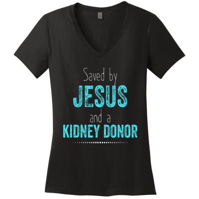 Kidney Donation Christian Organ Donor Transplant Women's V-Neck T-Shirt