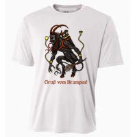 Krampus Dark Christmas Merry Krampus Holiday Horror Cooling Performance Crew T-Shirt