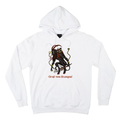 Krampus Dark Christmas Merry Krampus Holiday Horror Hoodie