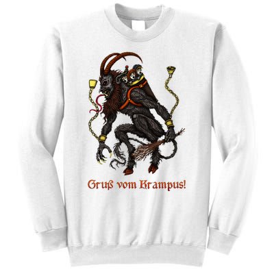 Krampus Dark Christmas Merry Krampus Holiday Horror Sweatshirt