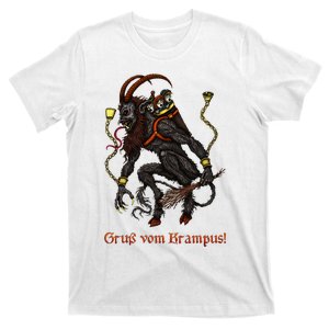 Krampus Dark Christmas Merry Krampus Holiday Horror T-Shirt