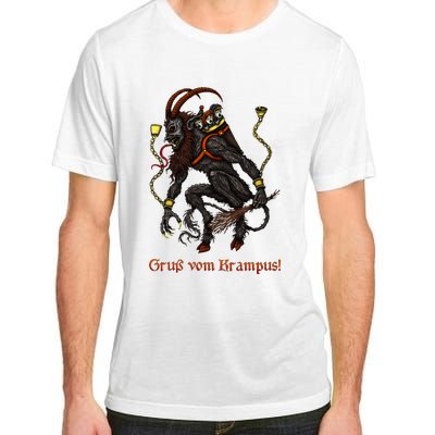 Krampus Dark Christmas Merry Krampus Holiday Horror Adult ChromaSoft Performance T-Shirt