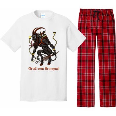 Krampus Dark Christmas Merry Krampus Holiday Horror Pajama Set