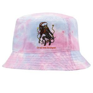 Krampus Dark Christmas Merry Krampus Holiday Horror Tie-Dyed Bucket Hat