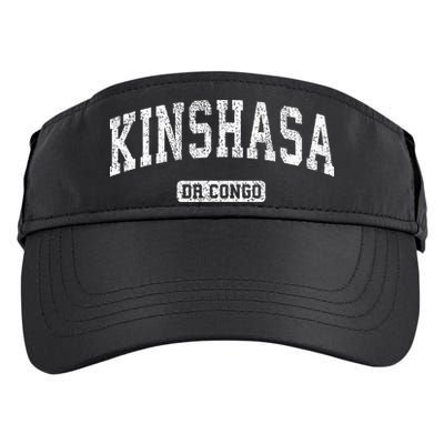 Kinshasa Dr Congo Vintage Sports Design Adult Drive Performance Visor