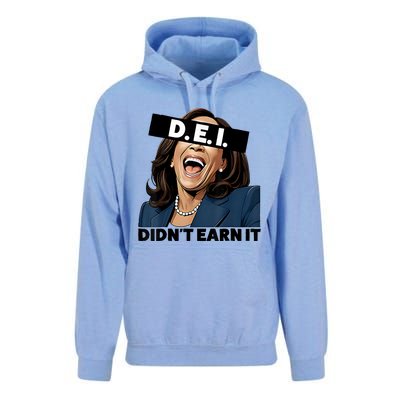 Kamala Dei DidnT Earn It Anti Kamala Harris Vote Trump 2024 Unisex Surf Hoodie