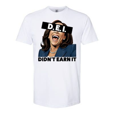 Kamala Dei DidnT Earn It Anti Kamala Harris Vote Trump 2024 Softstyle CVC T-Shirt