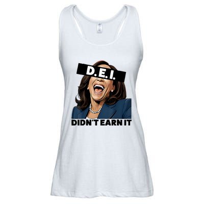 Kamala Dei DidnT Earn It Anti Kamala Harris Vote Trump 2024 Ladies Essential Flowy Tank