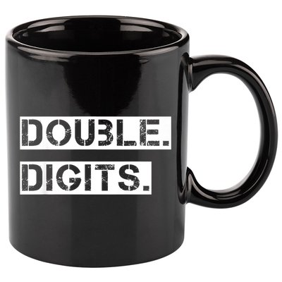 K.i.d.s Double Digits 10th birthday shirt for a cool 10 year old kid 11oz C Handle Ceramic Mug