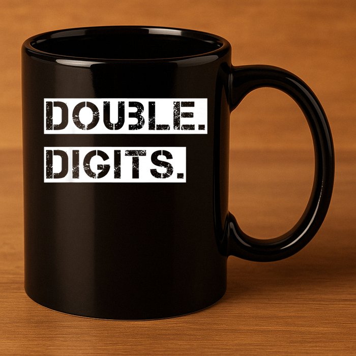 K.i.d.s Double Digits 10th birthday shirt for a cool 10 year old kid 11oz C Handle Ceramic Mug