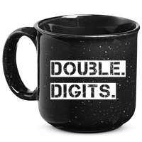 K.i.d.s Double Digits 10th birthday shirt for a cool 10 year old kid 15oz Campfire Ceramic Mug