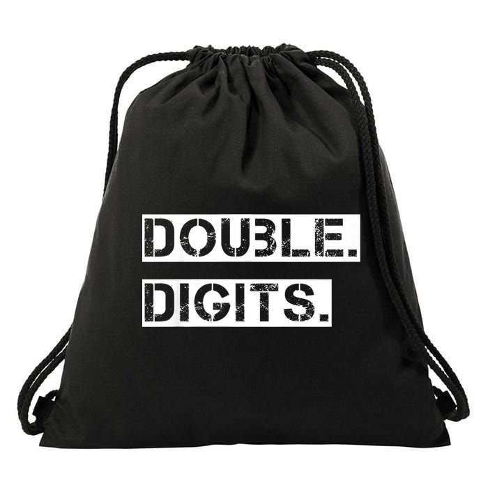 K.i.d.s Double Digits 10th birthday shirt for a cool 10 year old kid Drawstring Bag