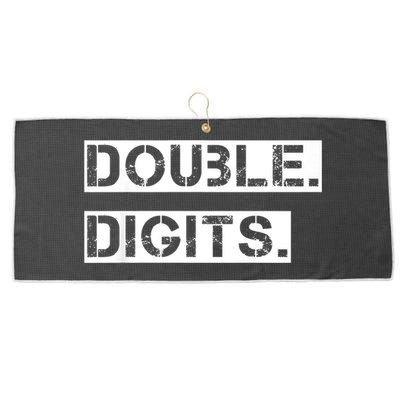 K.i.d.s Double Digits 10th birthday shirt for a cool 10 year old kid Large Microfiber Waffle Golf Towel