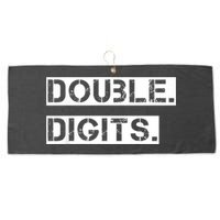 K.i.d.s Double Digits 10th birthday shirt for a cool 10 year old kid Large Microfiber Waffle Golf Towel