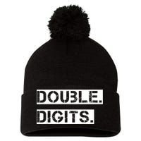 K.i.d.s Double Digits 10th birthday shirt for a cool 10 year old kid Pom Pom 12in Knit Beanie