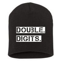 K.i.d.s Double Digits 10th birthday shirt for a cool 10 year old kid Short Acrylic Beanie