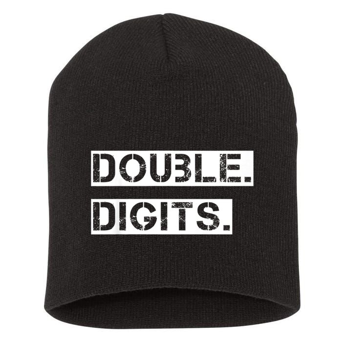 K.i.d.s Double Digits 10th birthday shirt for a cool 10 year old kid Short Acrylic Beanie