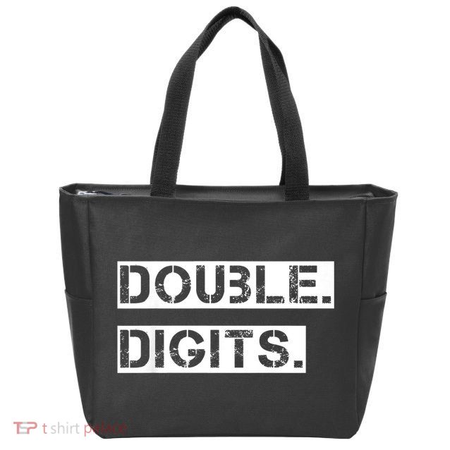 K.i.d.s Double Digits 10th birthday shirt for a cool 10 year old kid Zip Tote Bag