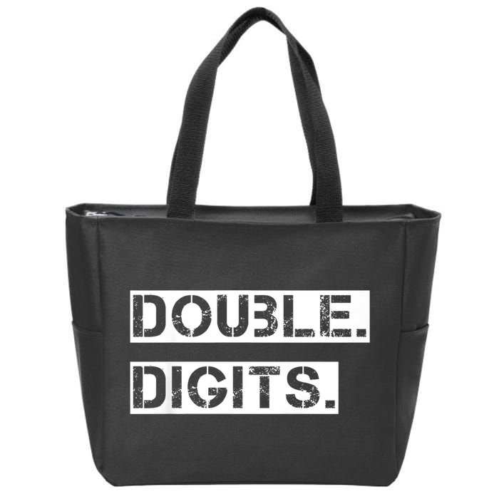 K.i.d.s Double Digits 10th birthday shirt for a cool 10 year old kid Zip Tote Bag