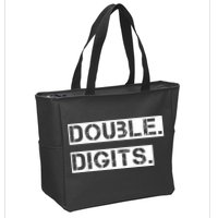 K.i.d.s Double Digits 10th birthday shirt for a cool 10 year old kid Zip Tote Bag