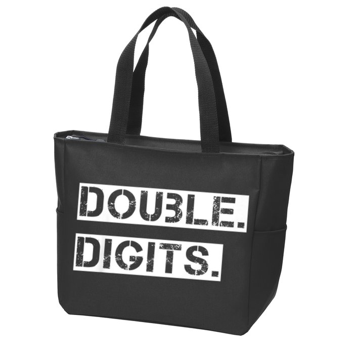 K.i.d.s Double Digits 10th birthday shirt for a cool 10 year old kid Zip Tote Bag