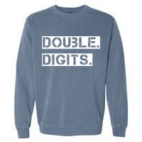 K.i.d.s Double Digits 10th birthday shirt for a cool 10 year old kid Garment-Dyed Sweatshirt