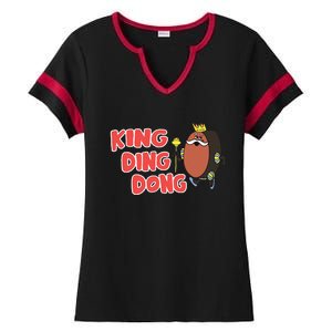 King Ding Dong Ladies Halftime Notch Neck Tee