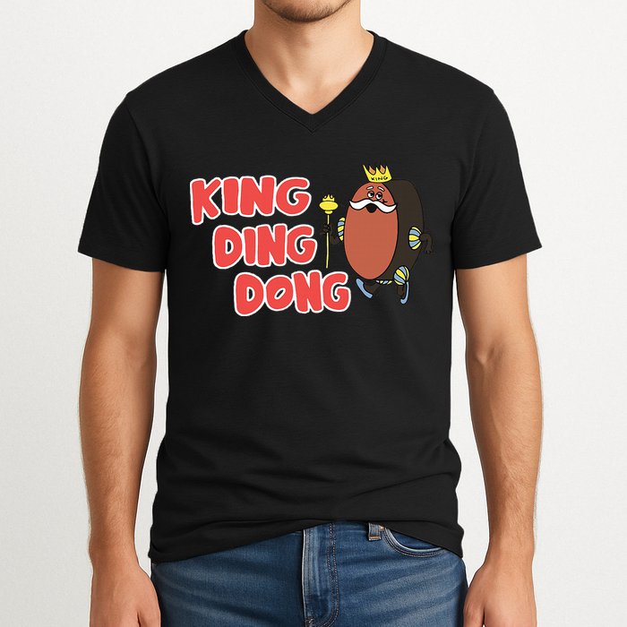 King Ding Dong V-Neck T-Shirt
