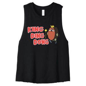 King Ding Dong Women's Racerback Cropped Tank