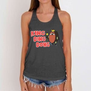 King Ding Dong Women's Knotted Racerback Tank