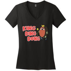 King Ding Dong Women's V-Neck T-Shirt