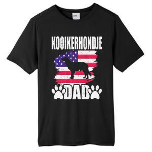 Kooikerhondje Dad Dog Lover American Us Flag Tall Fusion ChromaSoft Performance T-Shirt