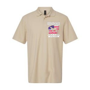 Kooikerhondje Dad Dog Lover American Us Flag Softstyle Adult Sport Polo