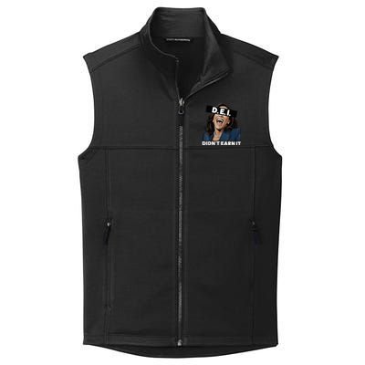 Kamala DidnT Earn It Funny Kamala Harris Vote Trump 2024 Collective Smooth Fleece Vest