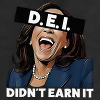 Kamala DidnT Earn It Funny Kamala Harris Vote Trump 2024 7 Panel Mesh Trucker Snapback Hat