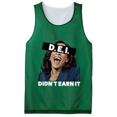 Kamala DidnT Earn It Funny Kamala Harris Vote Trump 2024 Mesh Reversible Basketball Jersey Tank