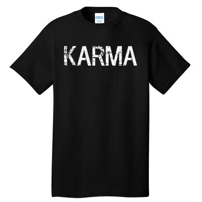 Karma Distressed Effect Tall T-Shirt