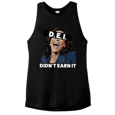 Kamala DidnT Earn It Funny Kamala Harris Vote Trump 2024 Ladies PosiCharge Tri-Blend Wicking Tank