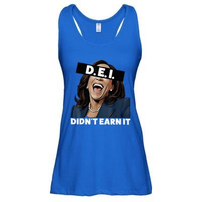 Kamala DidnT Earn It Funny Kamala Harris Vote Trump 2024 Ladies Essential Flowy Tank