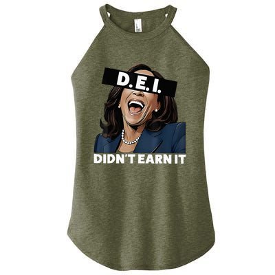 Kamala DidnT Earn It Funny Kamala Harris Vote Trump 2024 Women's Perfect Tri Rocker Tank