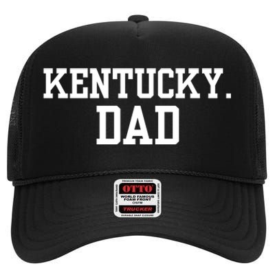 Kentucky Dad Fan Basketball High Crown Mesh Back Trucker Hat