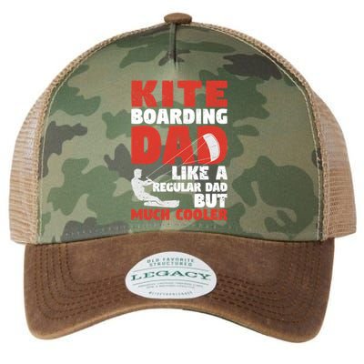 Kiteboarding Dad Funny Surfing Kite Surfer FatherS Day Gift Legacy Tie Dye Trucker Hat