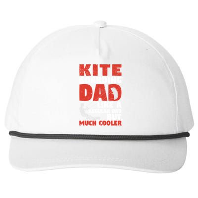 Kiteboarding Dad Funny Surfing Kite Surfer FatherS Day Gift Snapback Five-Panel Rope Hat