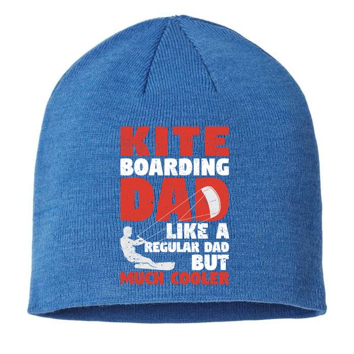 Kiteboarding Dad Funny Surfing Kite Surfer FatherS Day Gift Sustainable Beanie